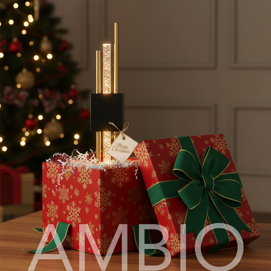 Ambio Wireless Sconce • Black / Silver