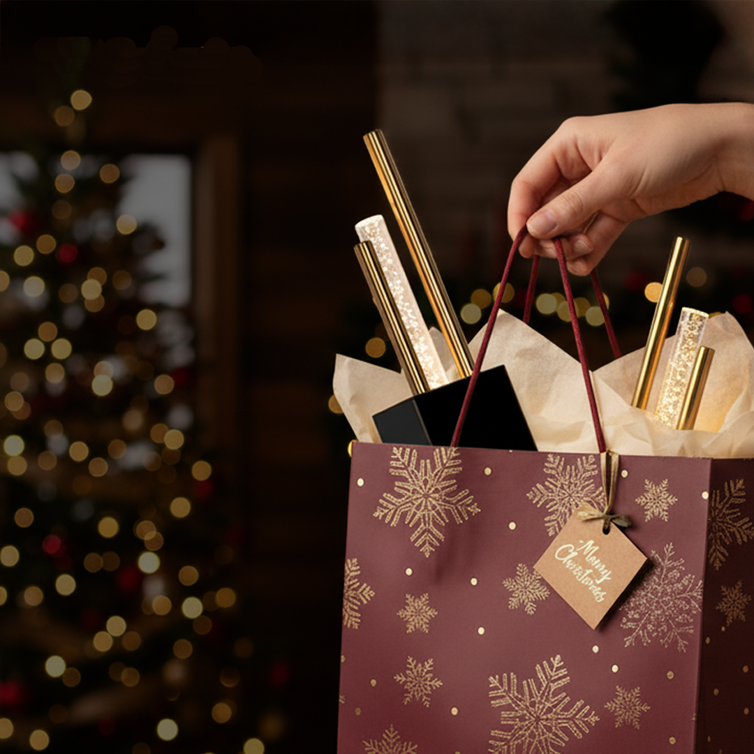 Ambio Wireless Sconce • Black / Gold