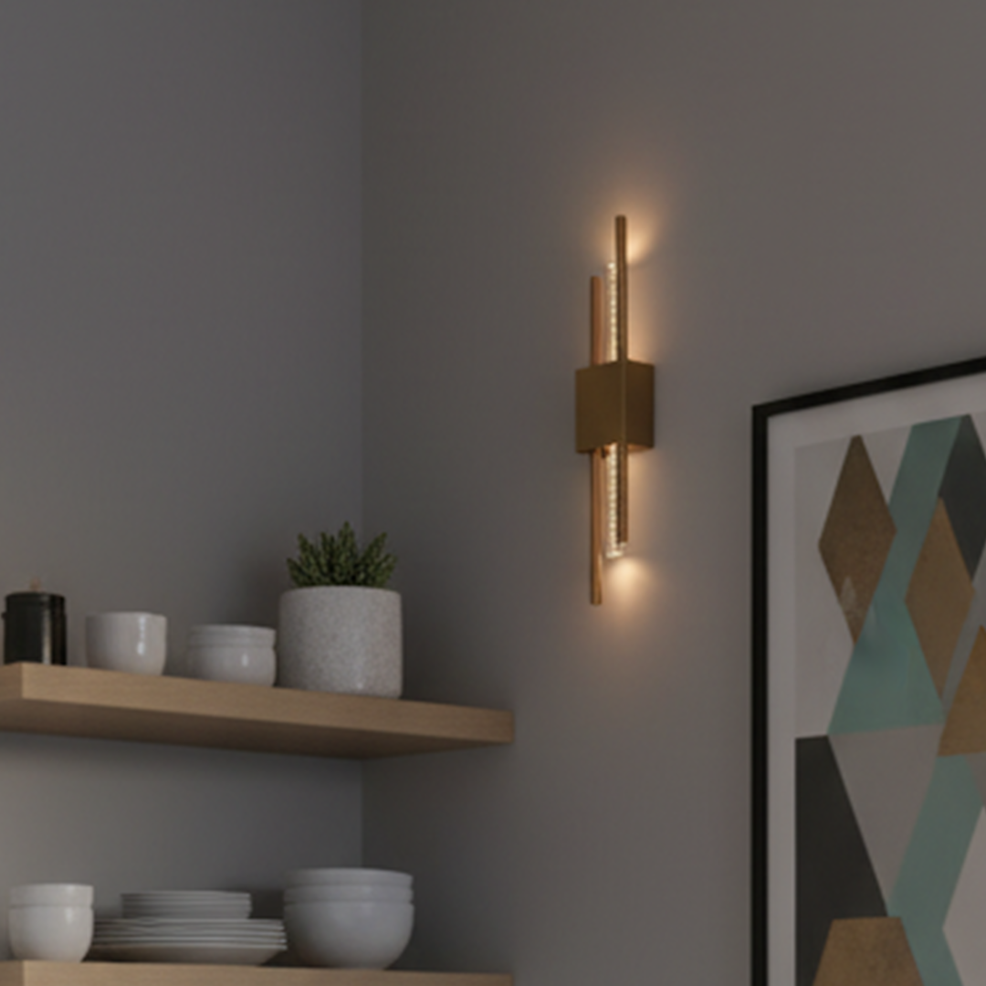 Ambio Wireless Sconce • Gold