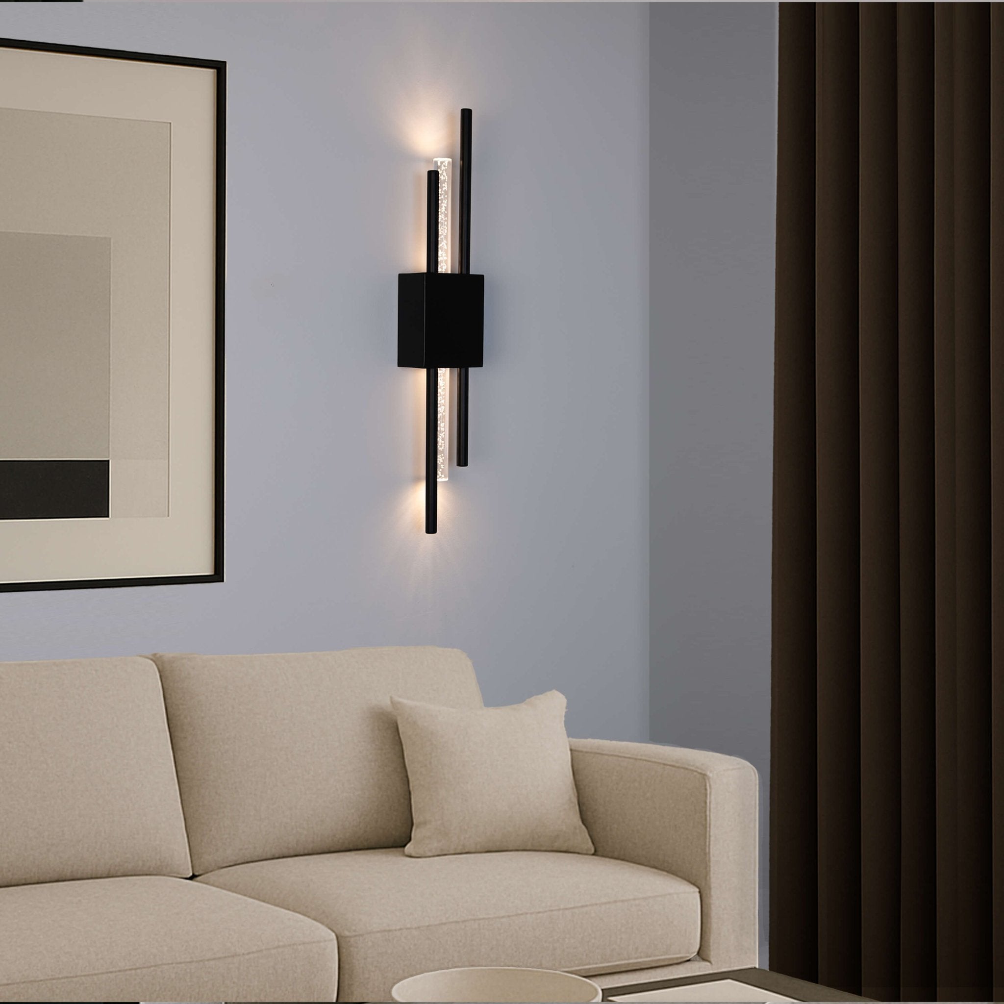 Glitch • Black • Battery - Sconce - Haus of Interiors