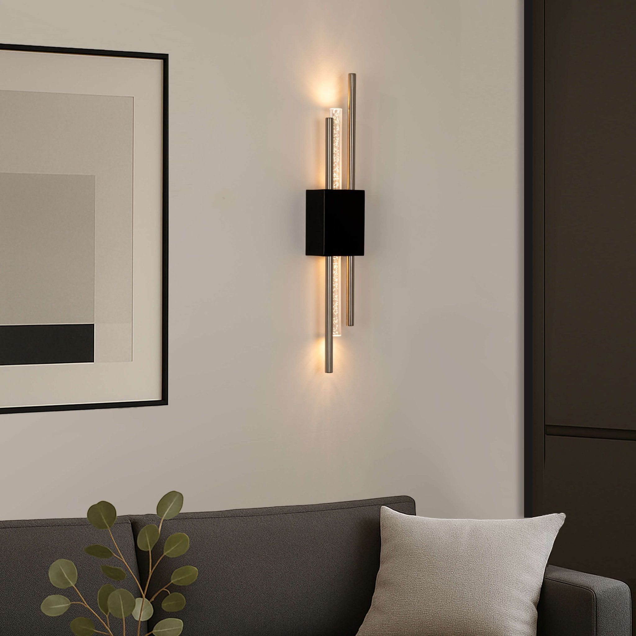 Glitch • Black & Silver • Hard - Wired - Haus of Interiors