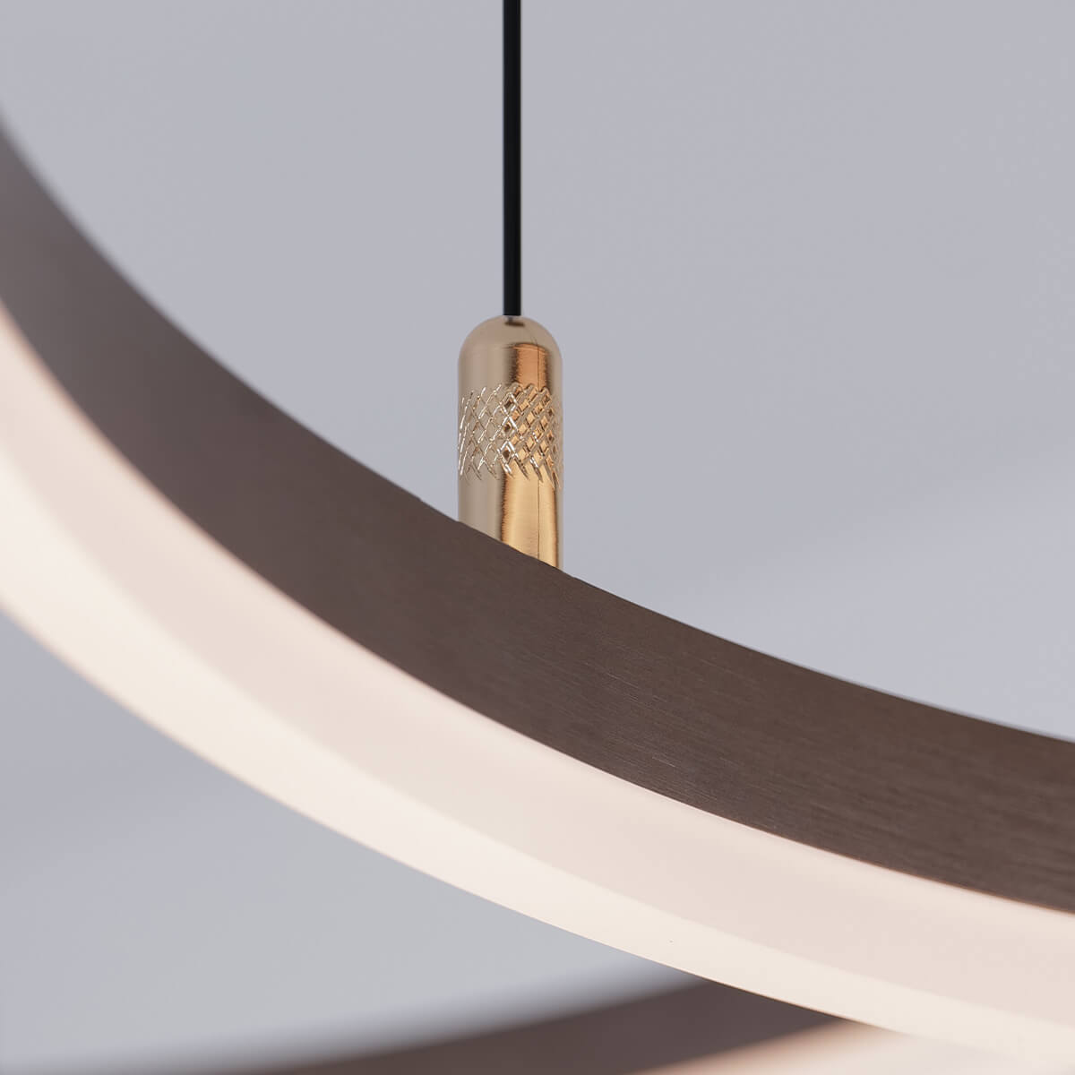 Nordic Ceiling Light Rings • Brown - Chandelier - Haus of Interiors