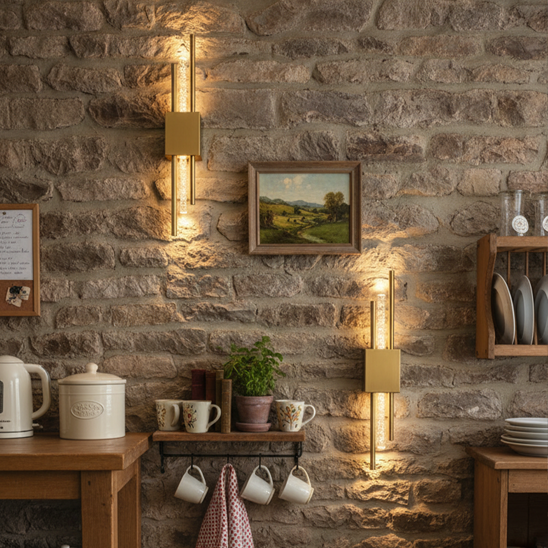 Ambio Wireless Sconce •  Gold