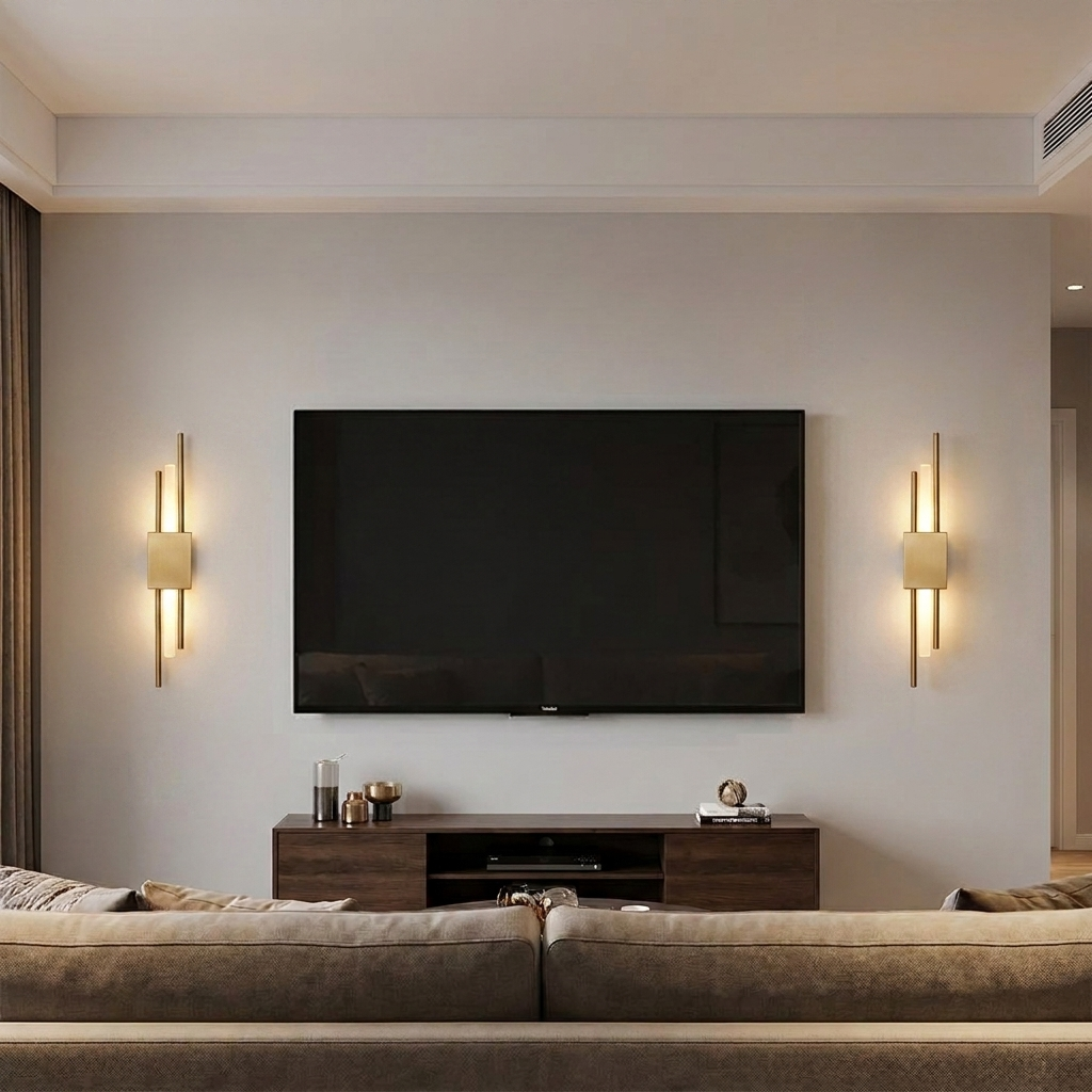Ambio Wireless Sconce •  Gold