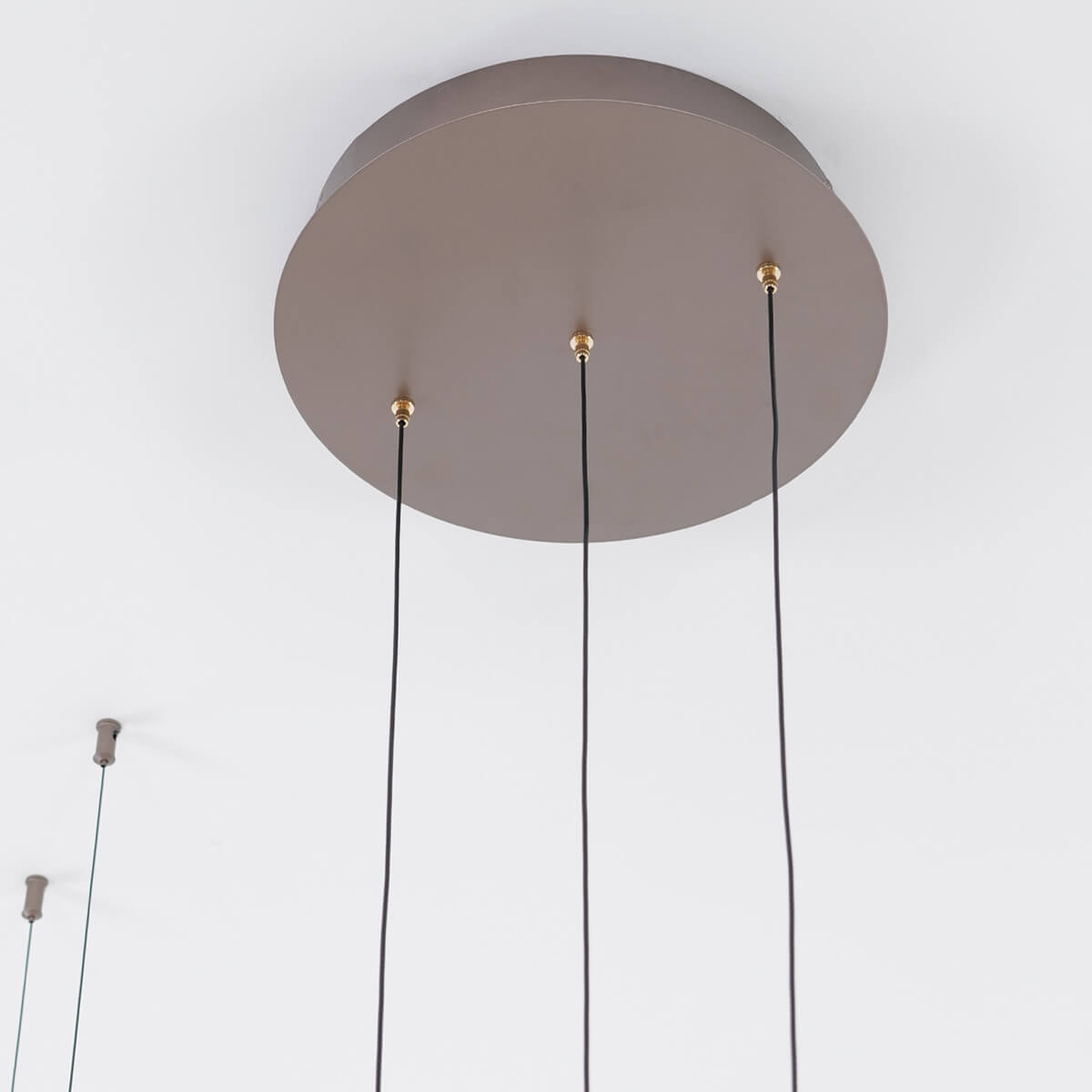 Nordic Ceiling Light Rings • Brown - Chandelier - Haus of Interiors
