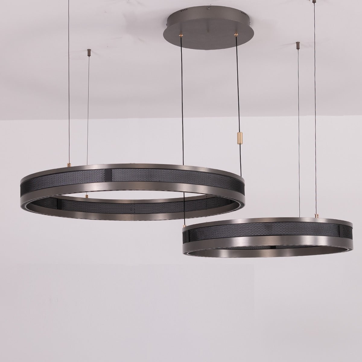 Titan Rings Chandelier - Ceiling Light - Haus of Interiors