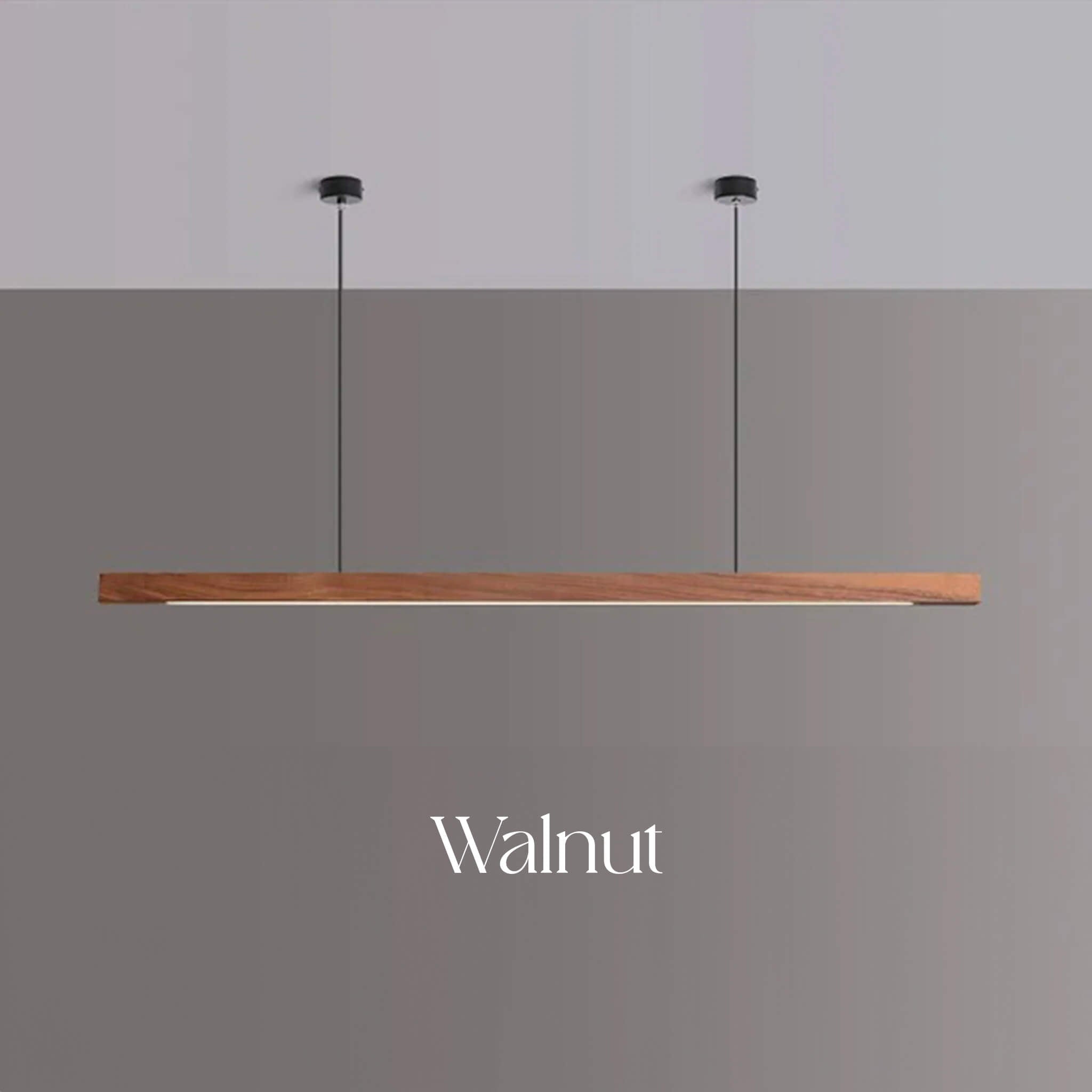 Wood Light Bar • Walnut - Haus of Interiors